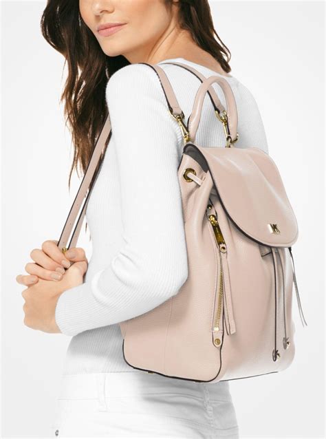 michael kors evie leather backpack|Michael Kors slater backpack.